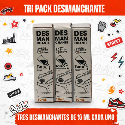 TRIPACK DESMANCHANTE PARA SUELAS