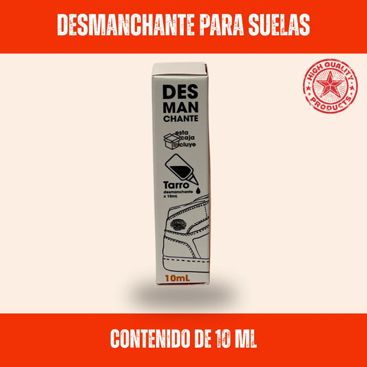 DESMANCHANTE PARA SUELAS