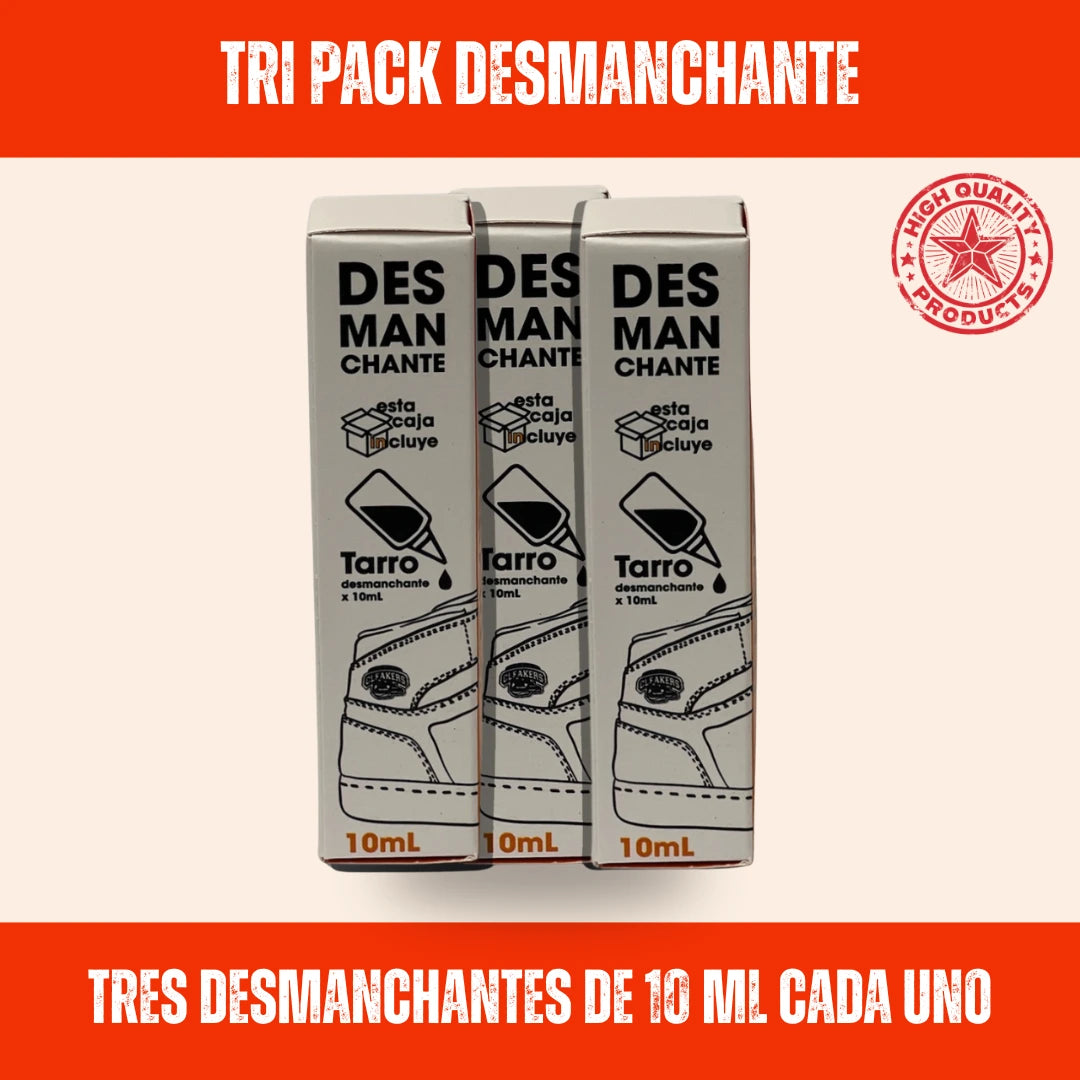 TRIPACK DESMANCHANTE PARA SUELAS
